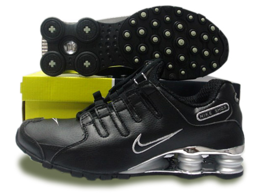 Mens Nike Shox Nz Sl Si Shoes Black Silver